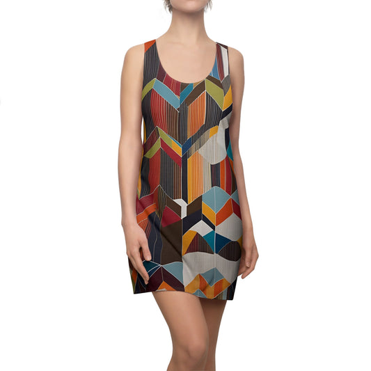 BKS Flag Prism™ Racerback Dress Printify bakabo.club