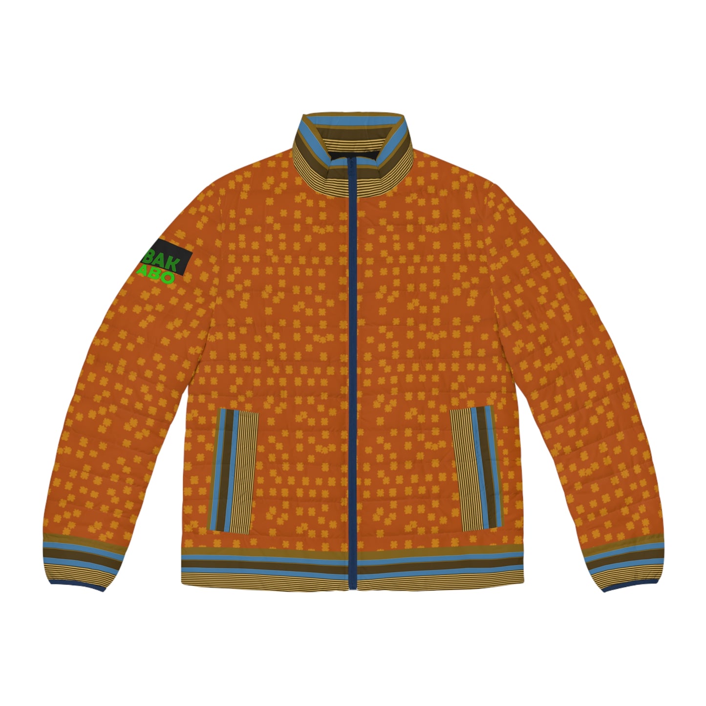 Orange X (BKS)🧥Veste matelassée