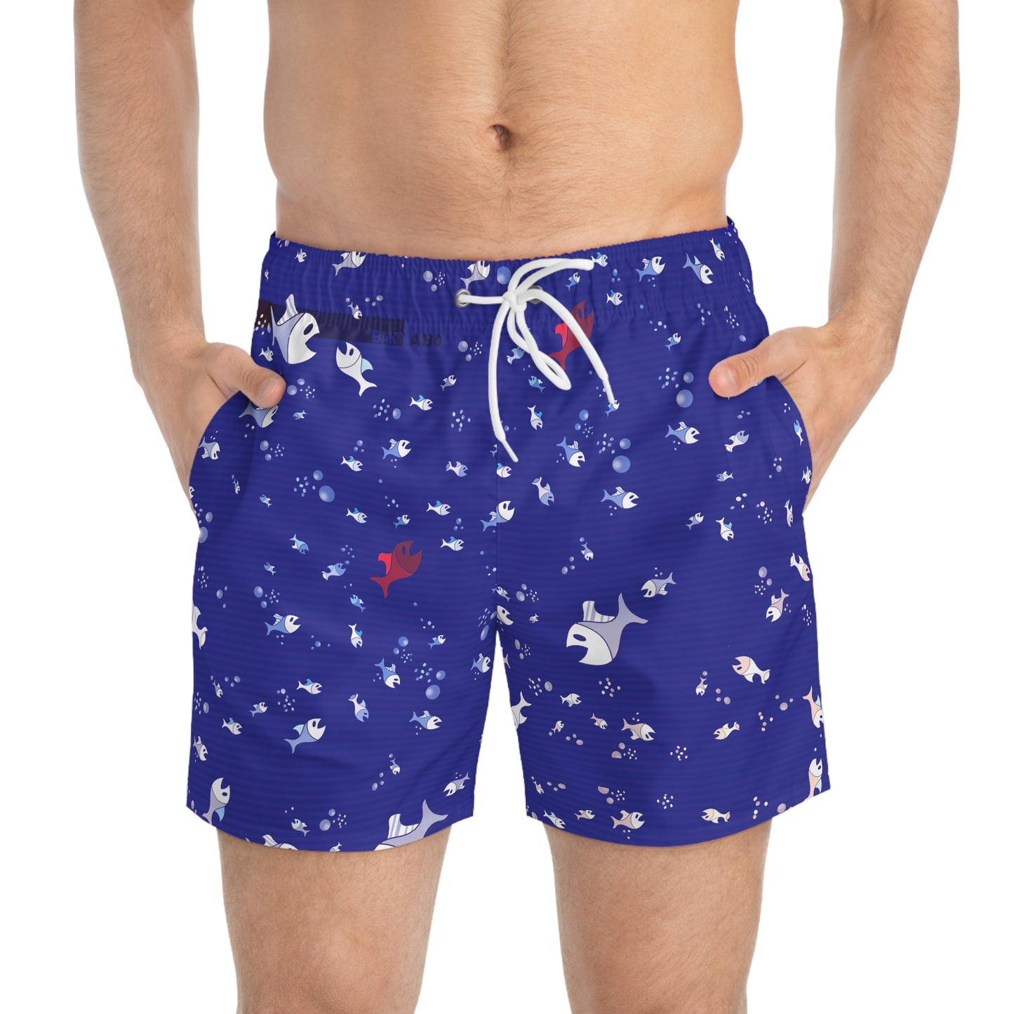 Acqua Blue (BKS)🐟Swim Trunks