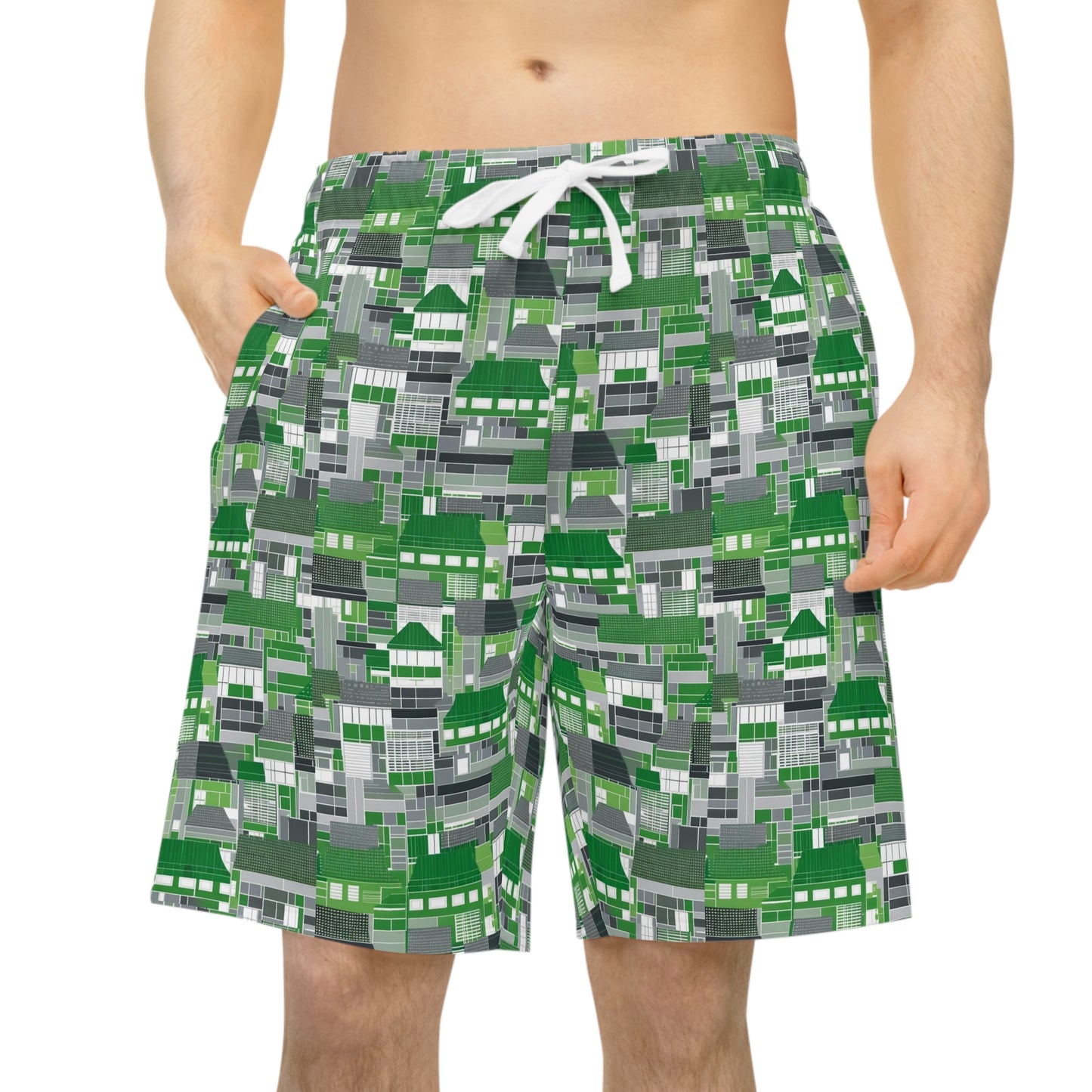 Verdant Vigor (BKS)🏬Athletic Long Shorts