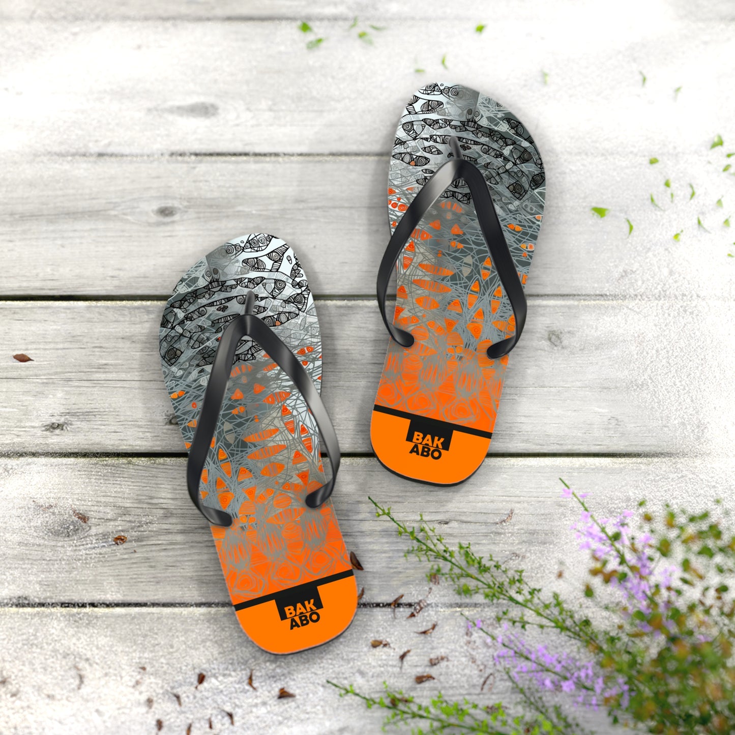 Orange Seabed (BKS)🌊Flip Flops