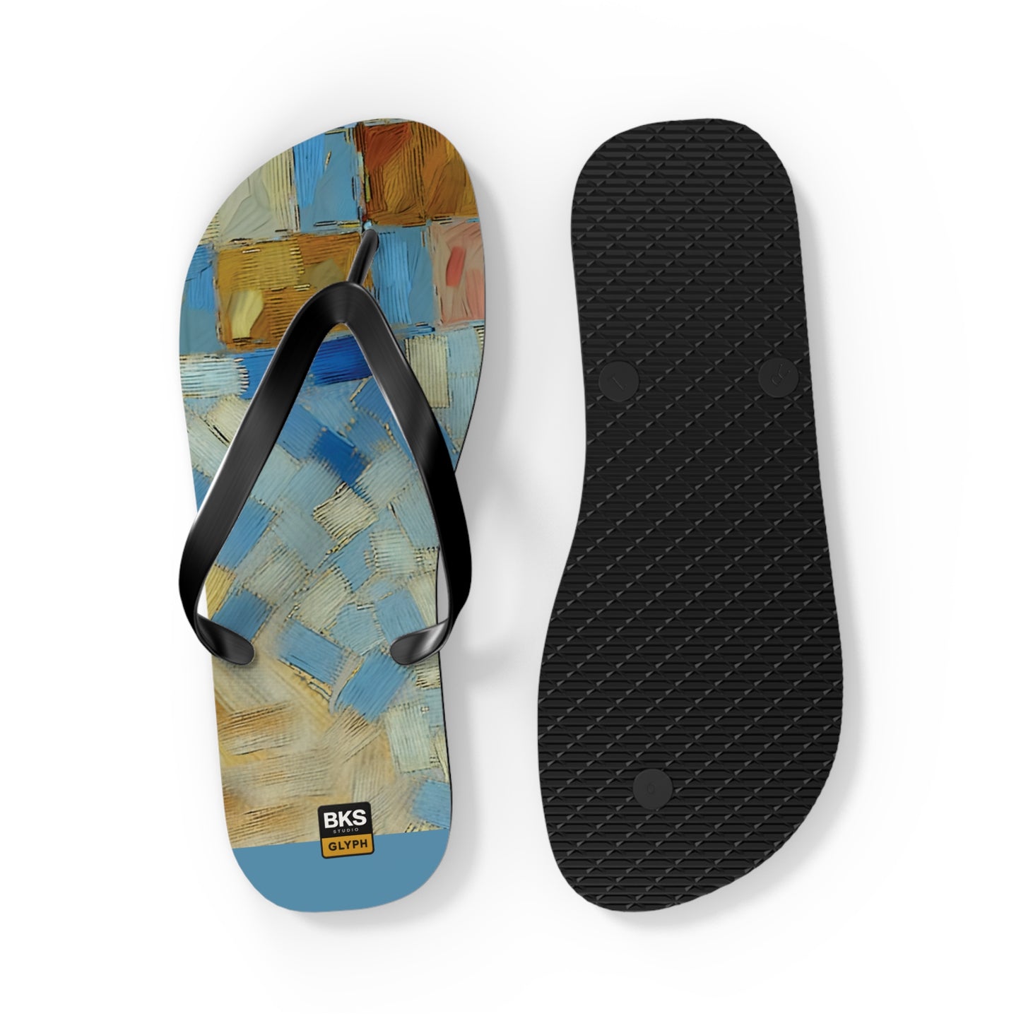 BKS Glyph Mosaic Tile™ Flip Flops
