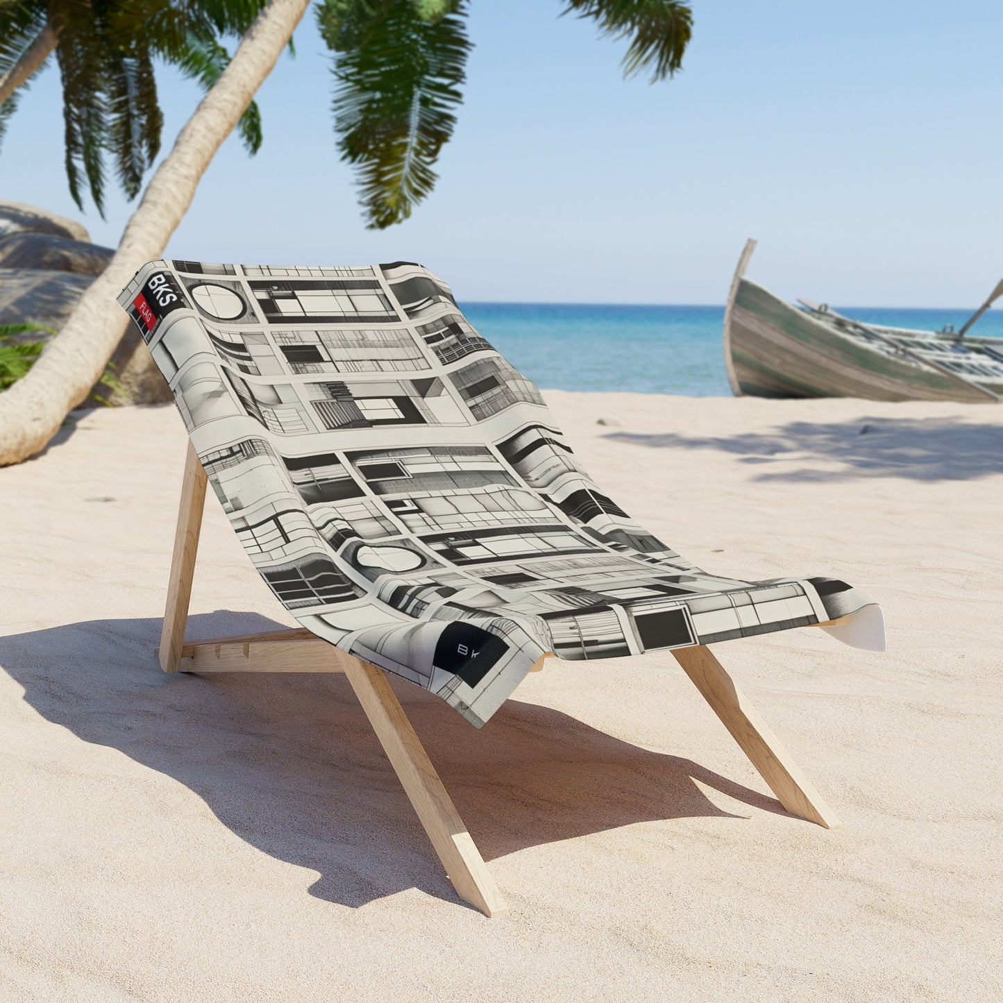 BKS Flag Circuit™ Beach Towel