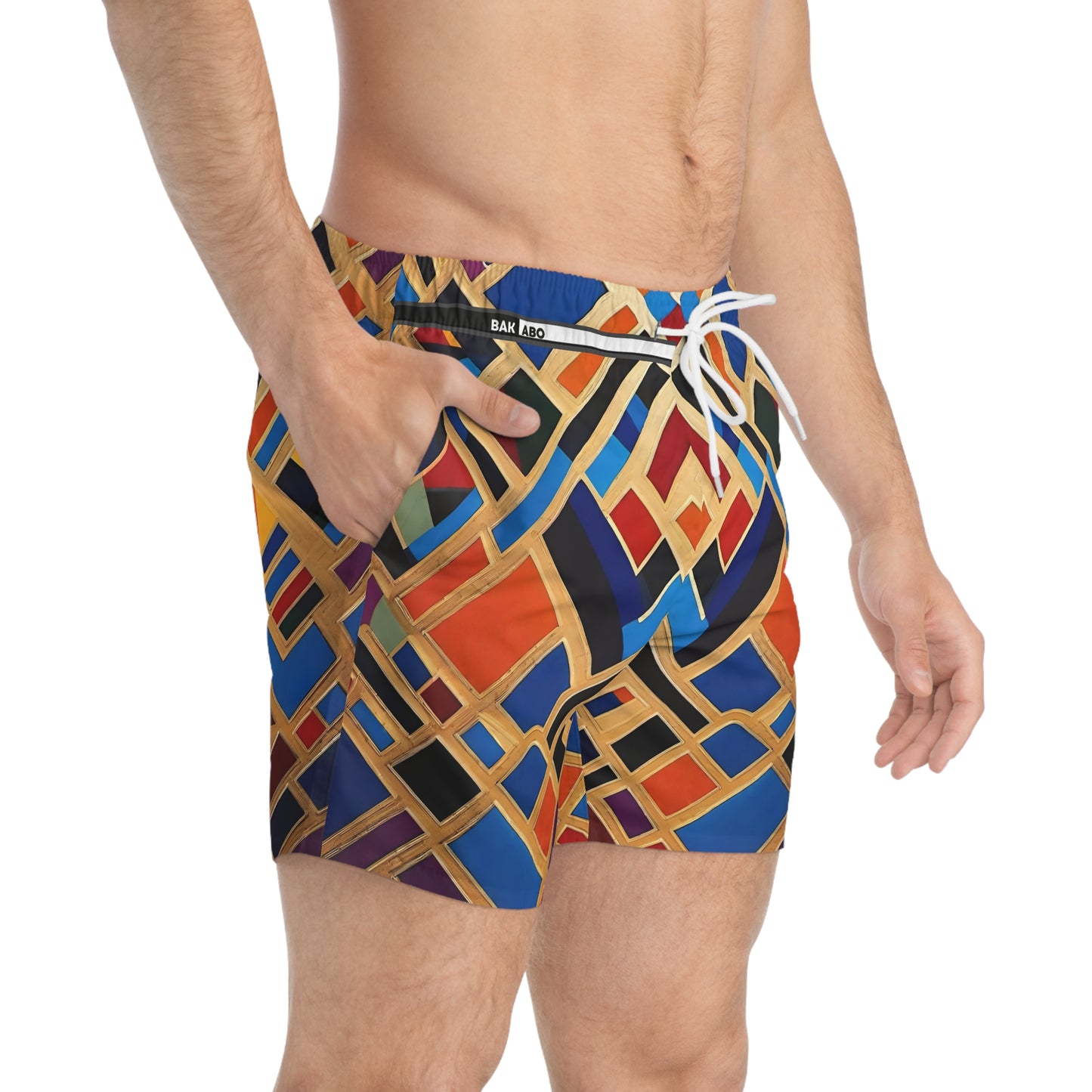 Swiss Mirage (BKS)🩳Swim Trunks