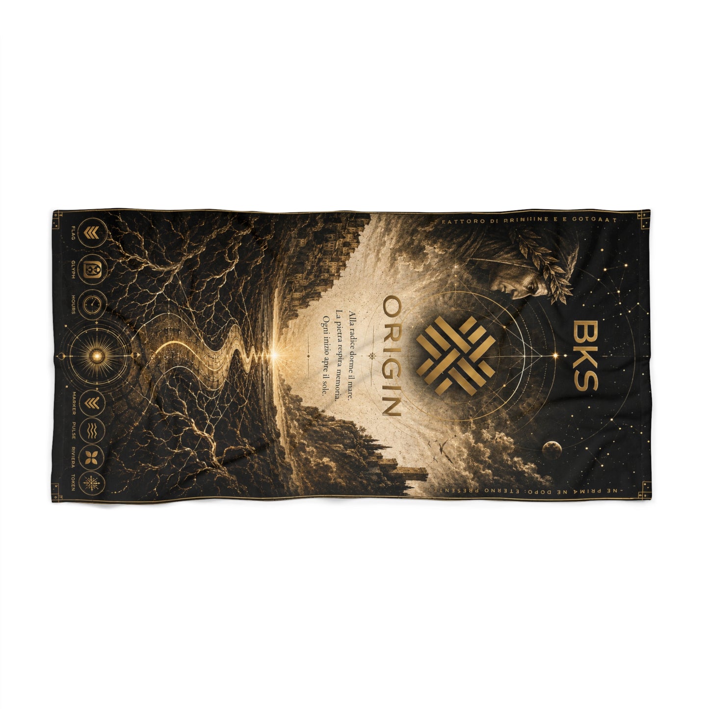 BKS Origin Verse™ Beach Towel