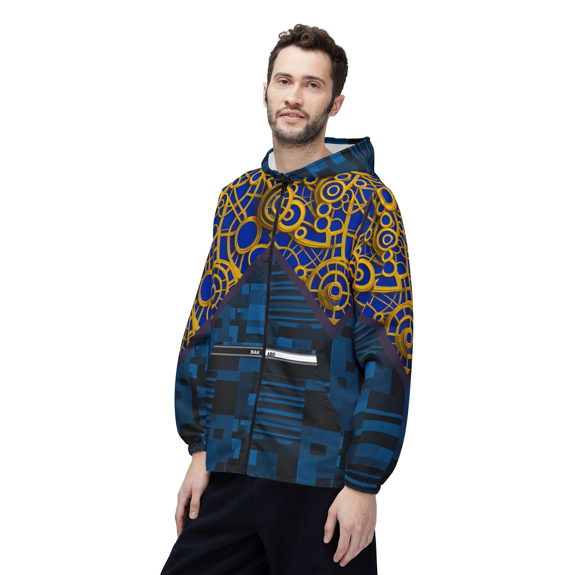 BKS Glyph Orbit™ Windbreaker Printify bakabo.club