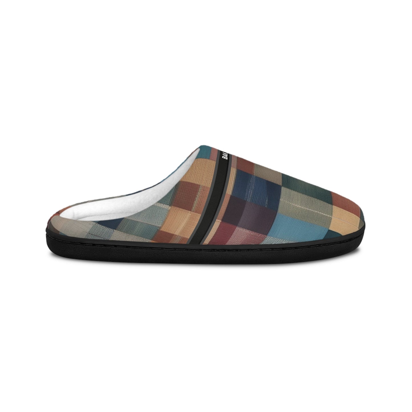 Cozy Plaid Indoor Slippers for Women — Multicolor Checker Comfort Slip-Ons BakAbo Studio BKS bakabo.club