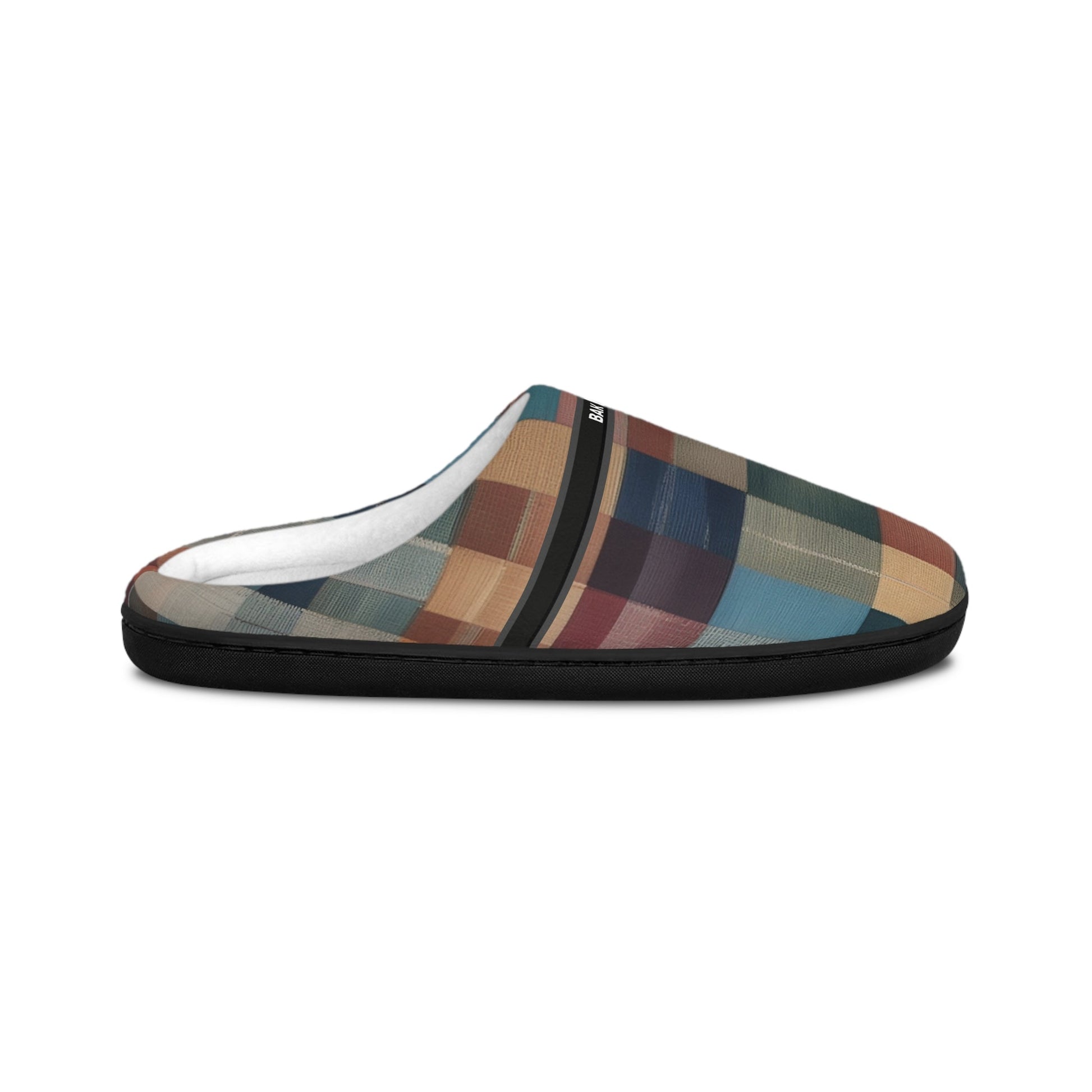 Cozy Plaid Indoor Slippers for Women — Multicolor Checker Comfort Slip-Ons BakAbo Studio BKS bakabo.club