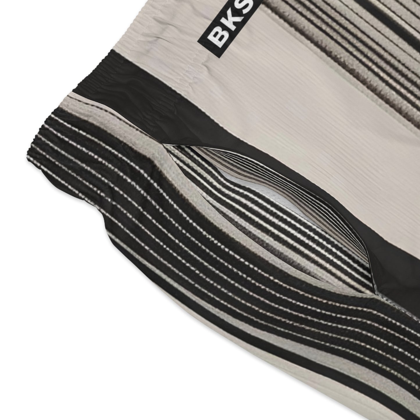 BKS Hours Striped Neutral™ Swim Trunks