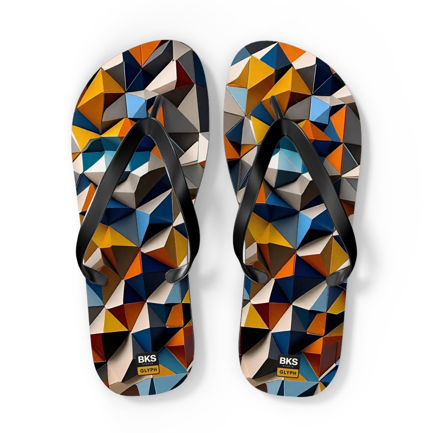 BKS Hours Mosaic Triangle™ Flip Flops