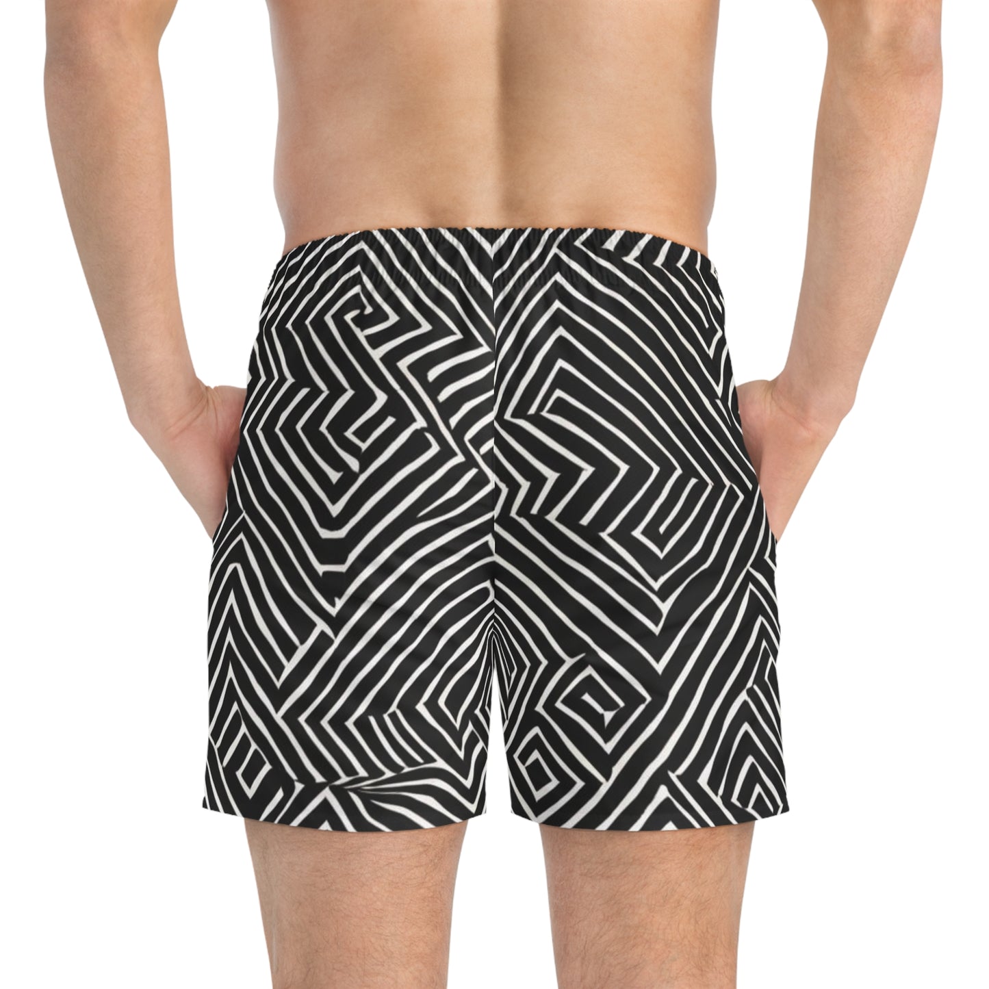 BKS Flag Maze Black™ Swim Trunks