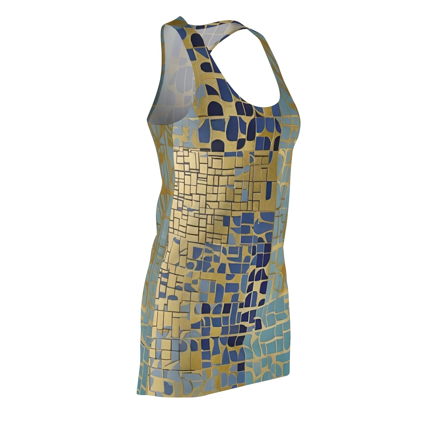 BKS Glyph Blue Gold™ Racerback Dress