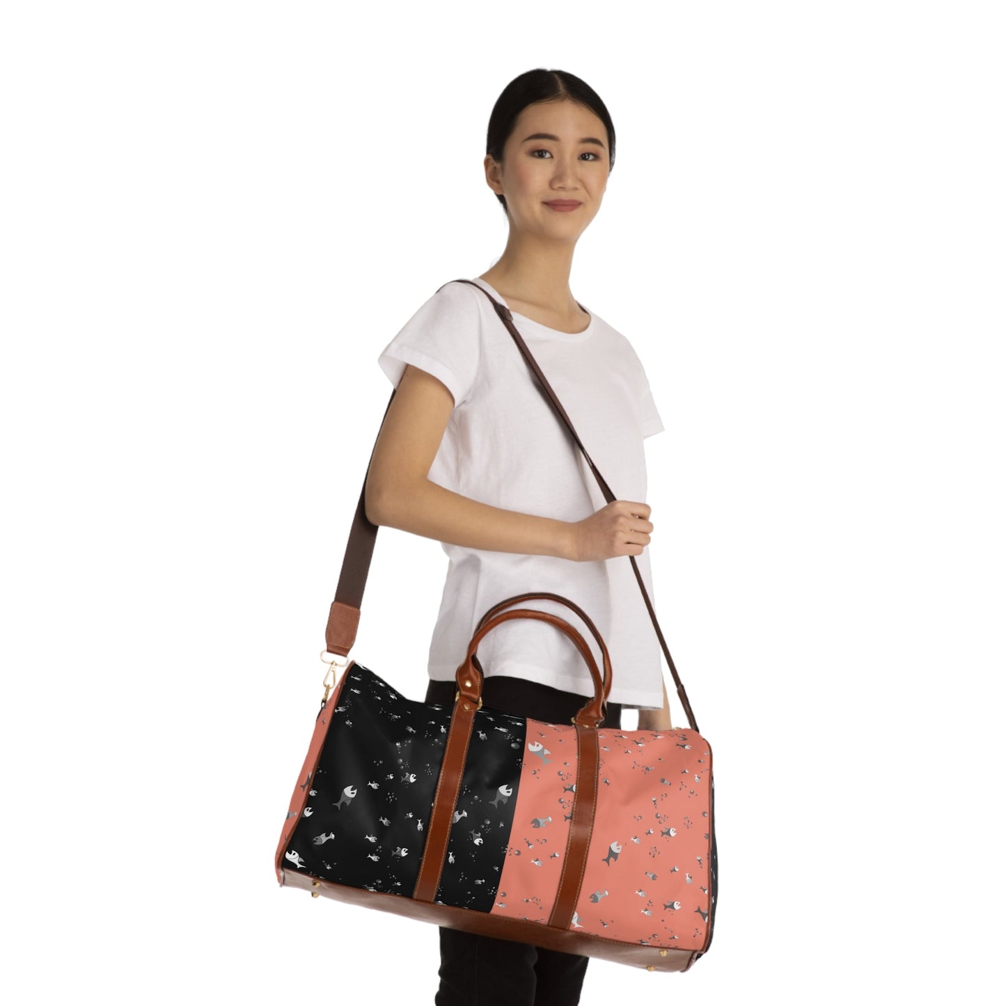 Beatrice (BKS)🐟Waterproof Travel Bag Printify bakabo.club