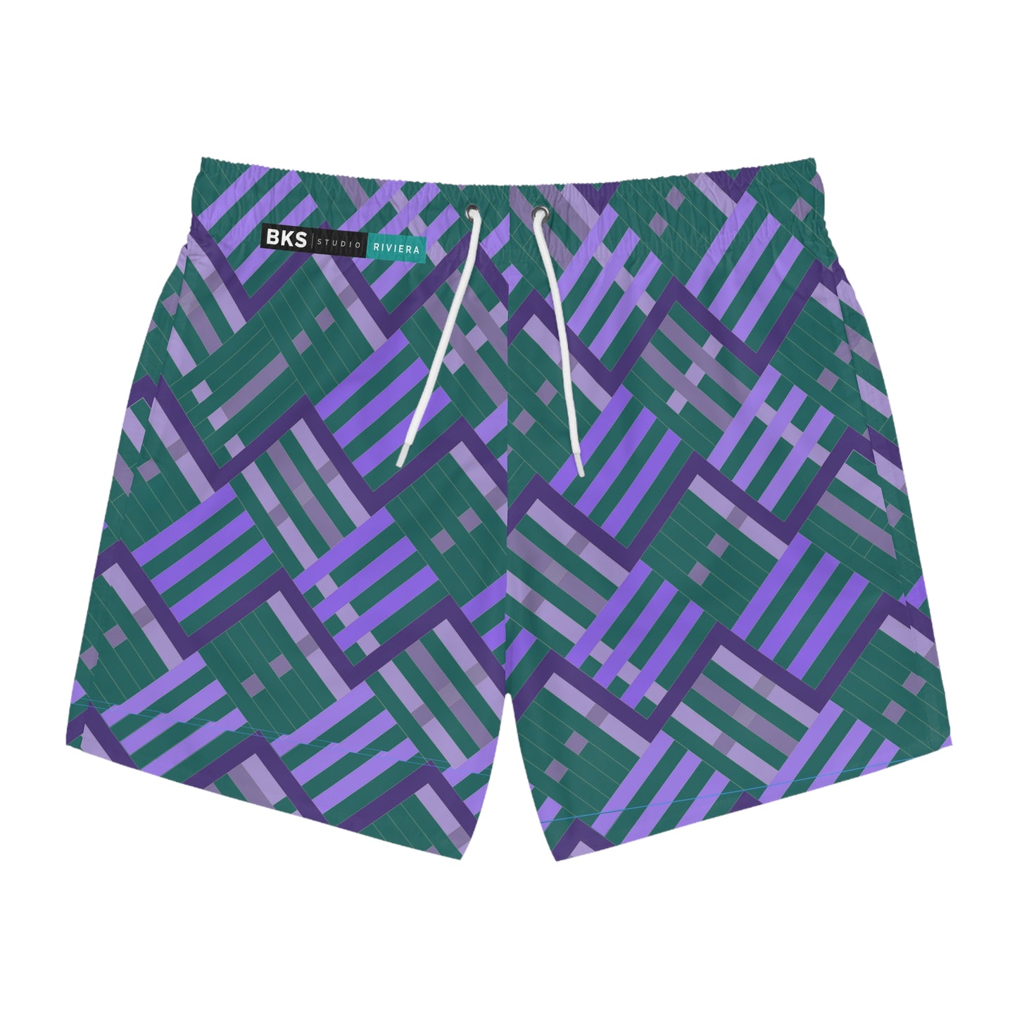 BKS Riviera Yellow Purple™ Swim Trunks