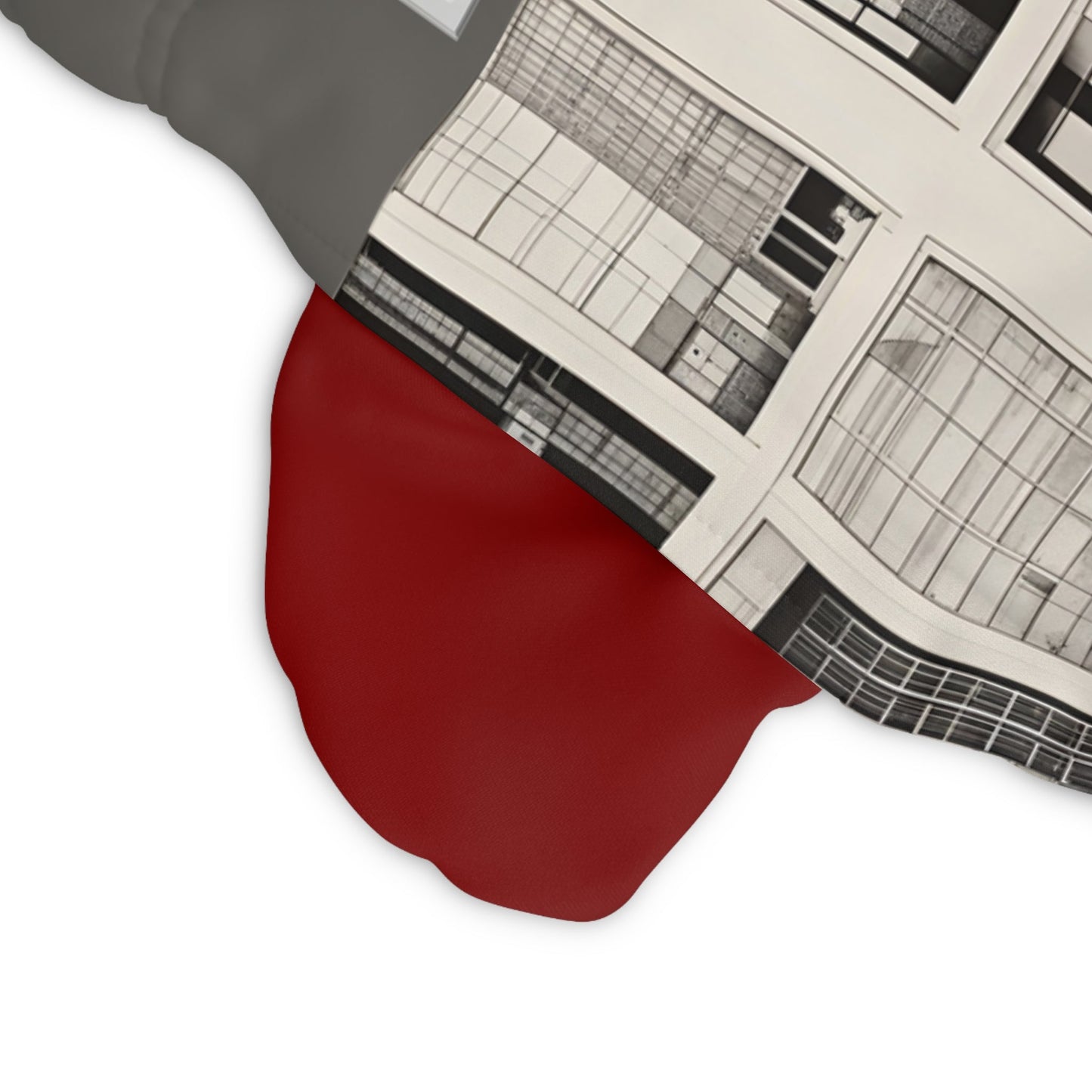 Athletic Shorts — Monochrome Architectural Grid Print (BKS) Printify bakabo.club