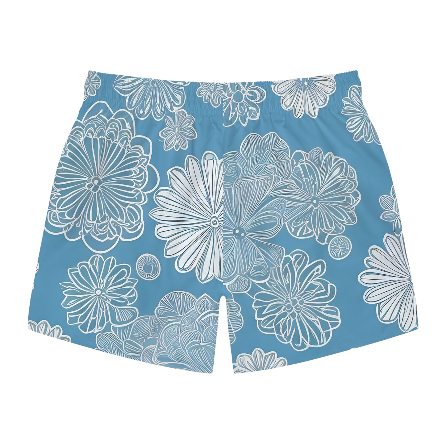 BKS Riviera Blue Floral™ Swim Trunks