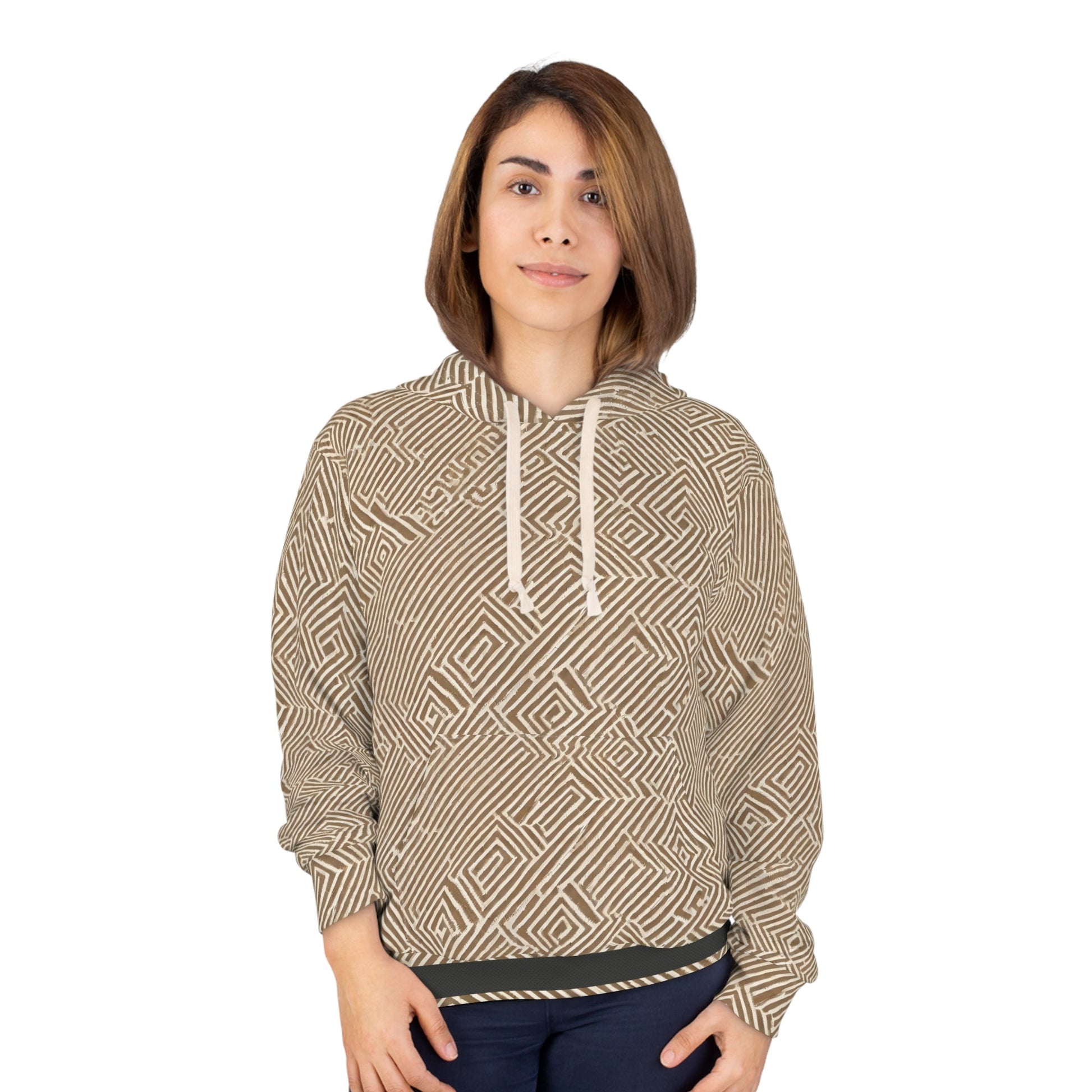 BKS Glyph Drift™ Pullover Hoodie Printify bakabo.club