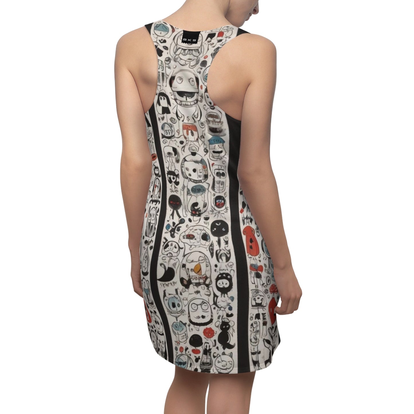 BKS Folklore Crew™ Racerback Dress Printify bakabo.club