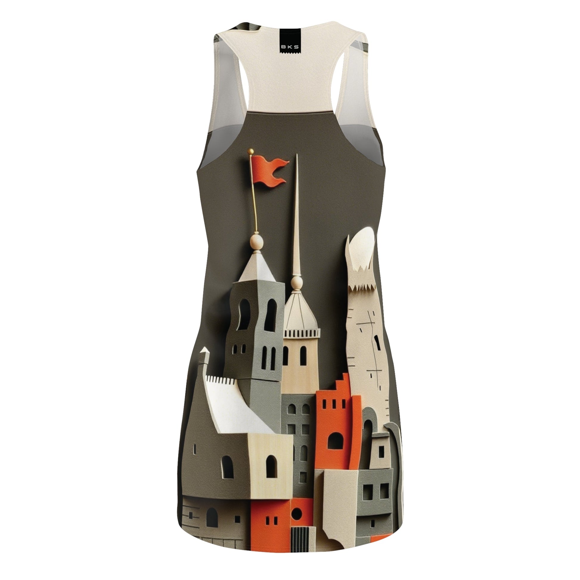 BKS Folklore Citadel™ Racerback Dress Printify bakabo.club