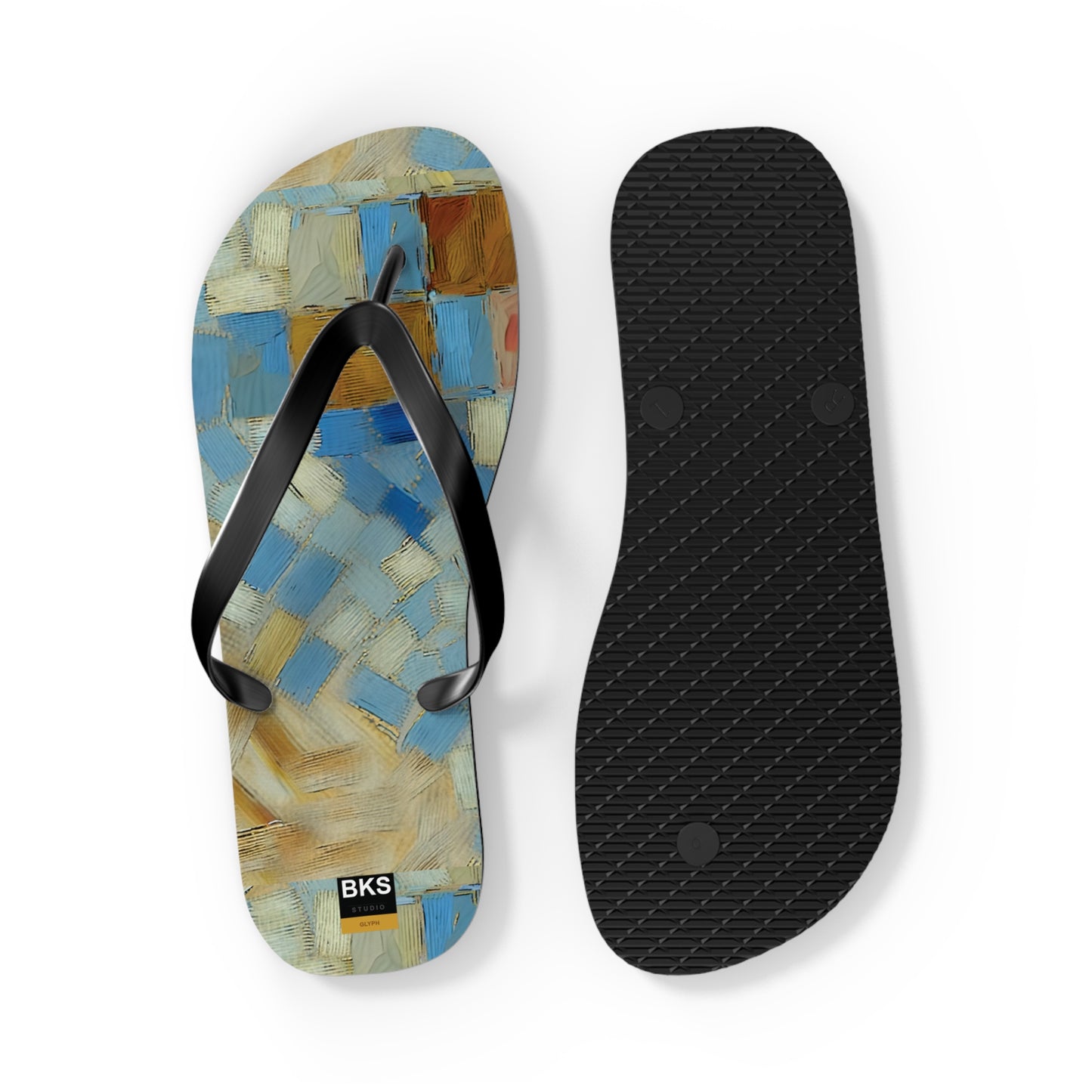 BKS Glyph Mosaic Tile™ Flip Flops