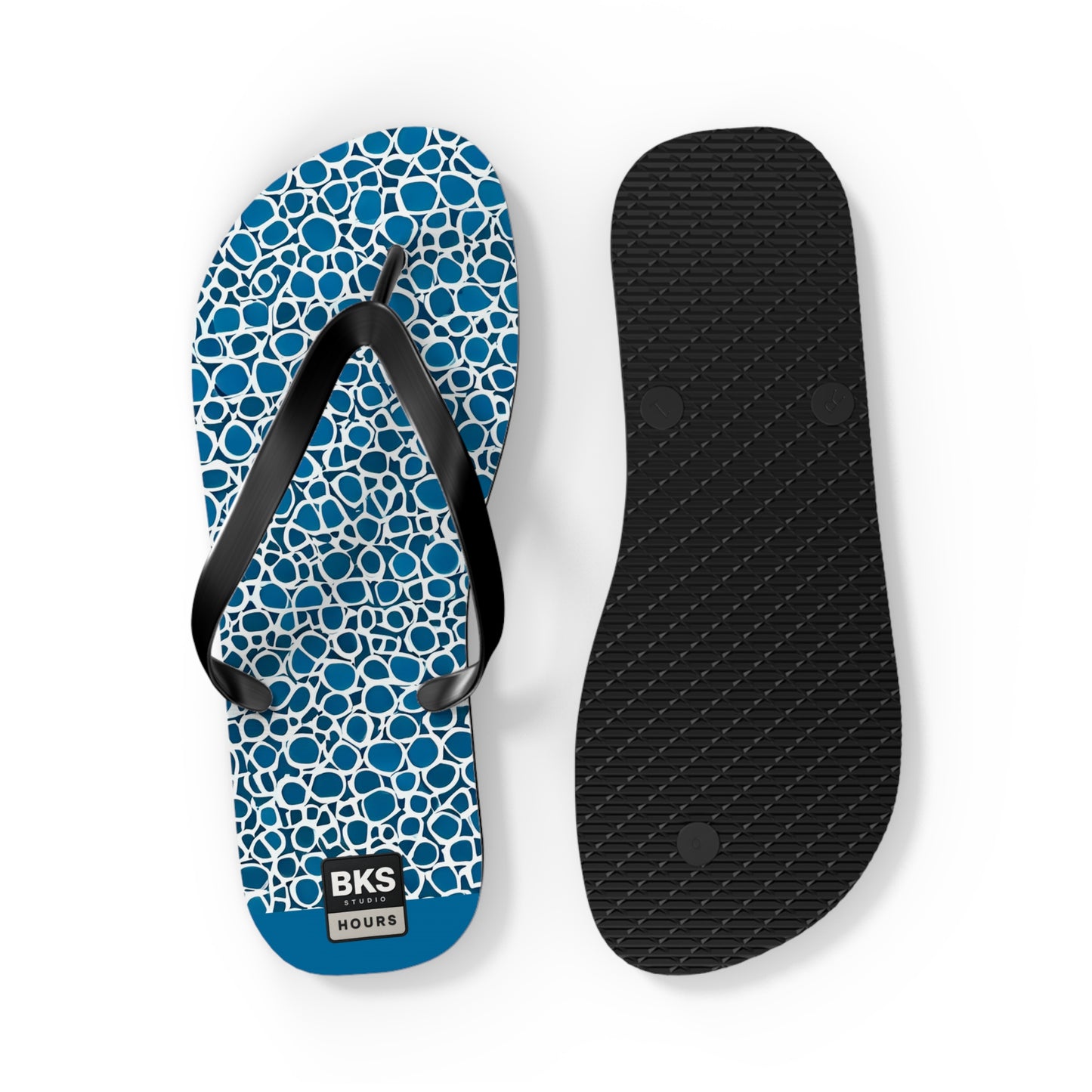 BKS Hours Blue Mosaic™ Flip Flops