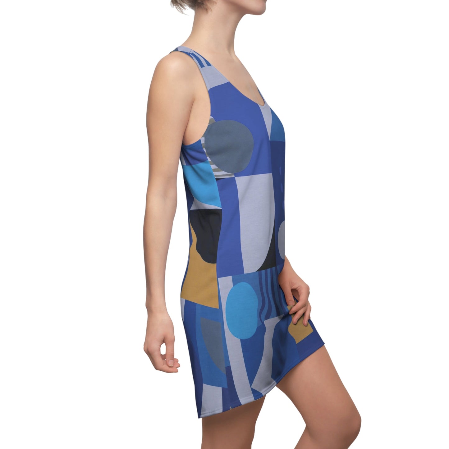 BKS Riviera Tile™ Racerback Dress Printify bakabo.club
