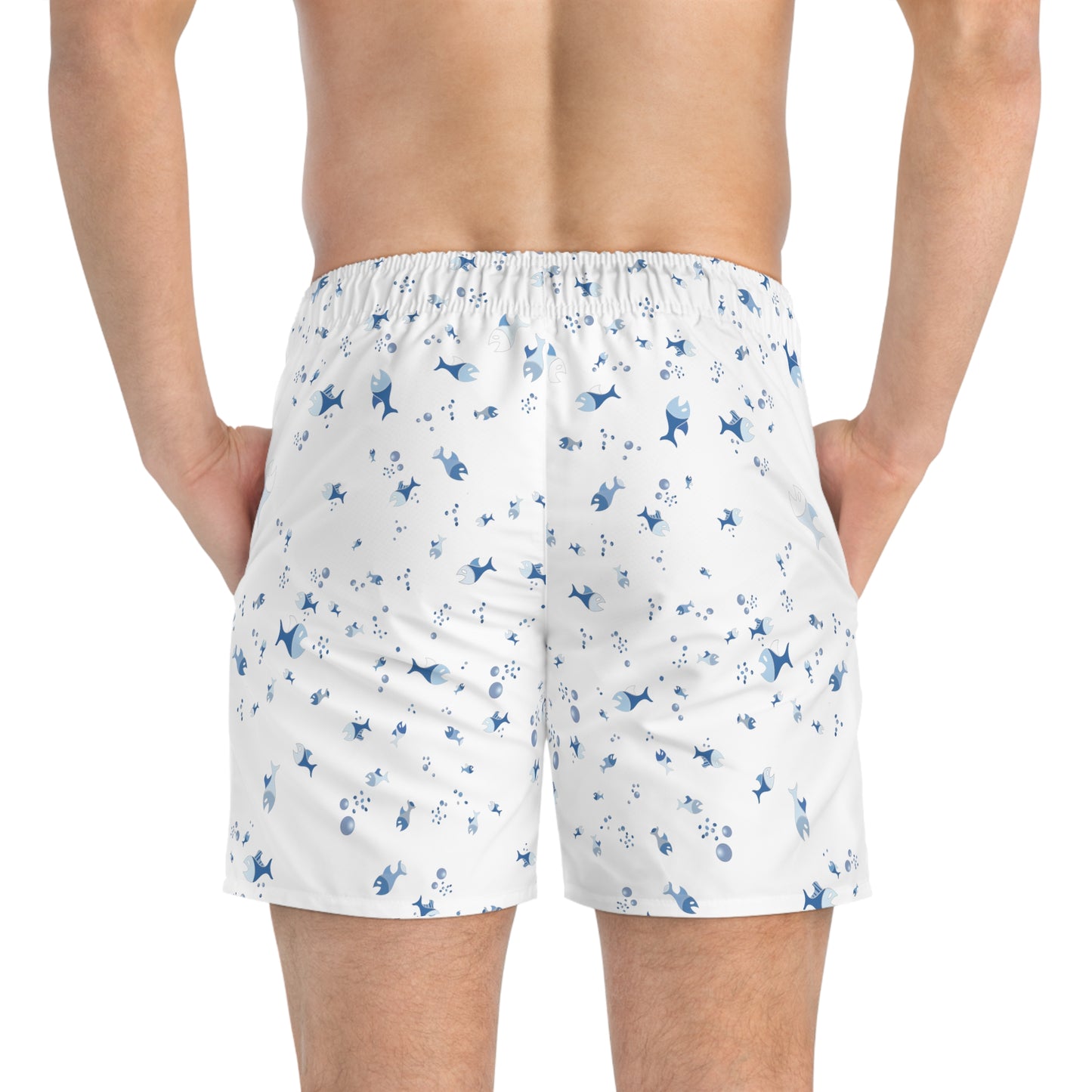 Acqua White (BKS)🐠Swim Trunks