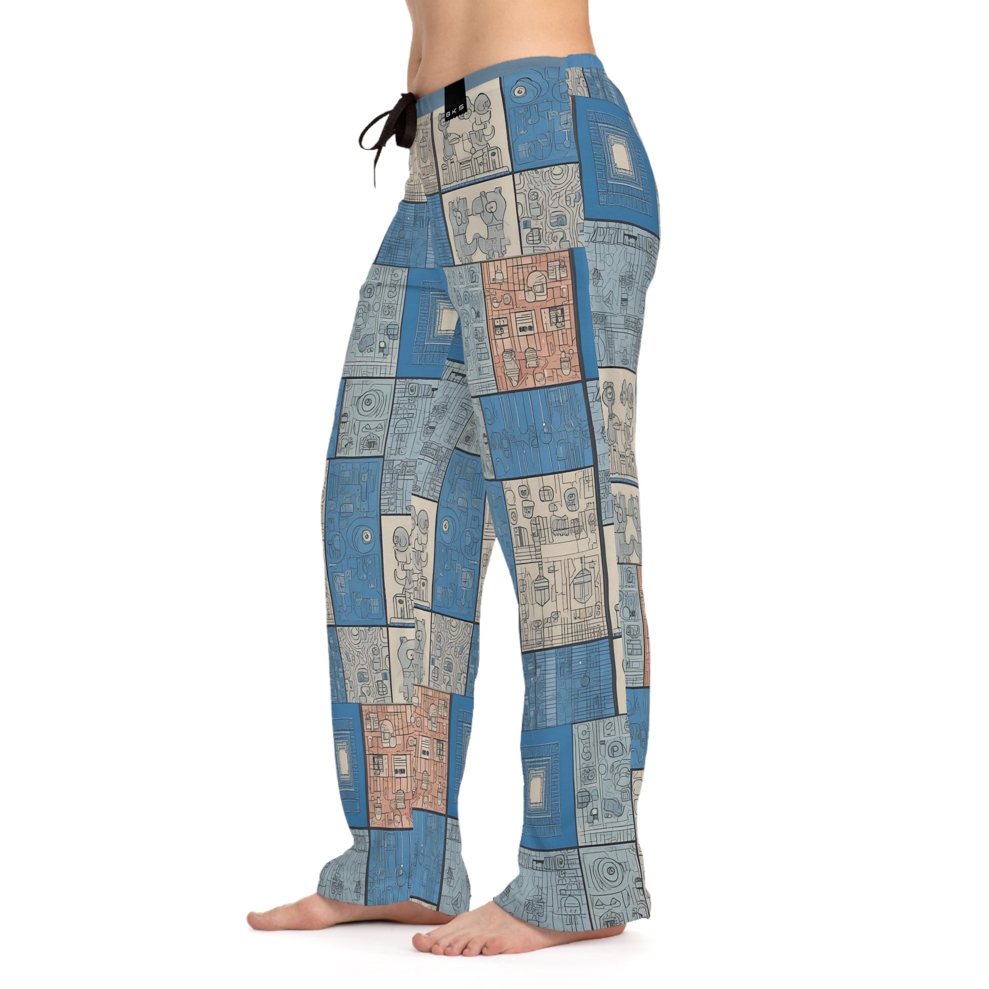 BKS Folklore Panel™ Lounge Pants Printify bakabo.club