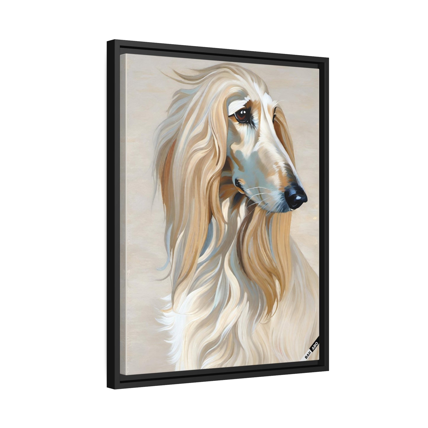 Afghan Greyhound (BKS)🐶Canvas