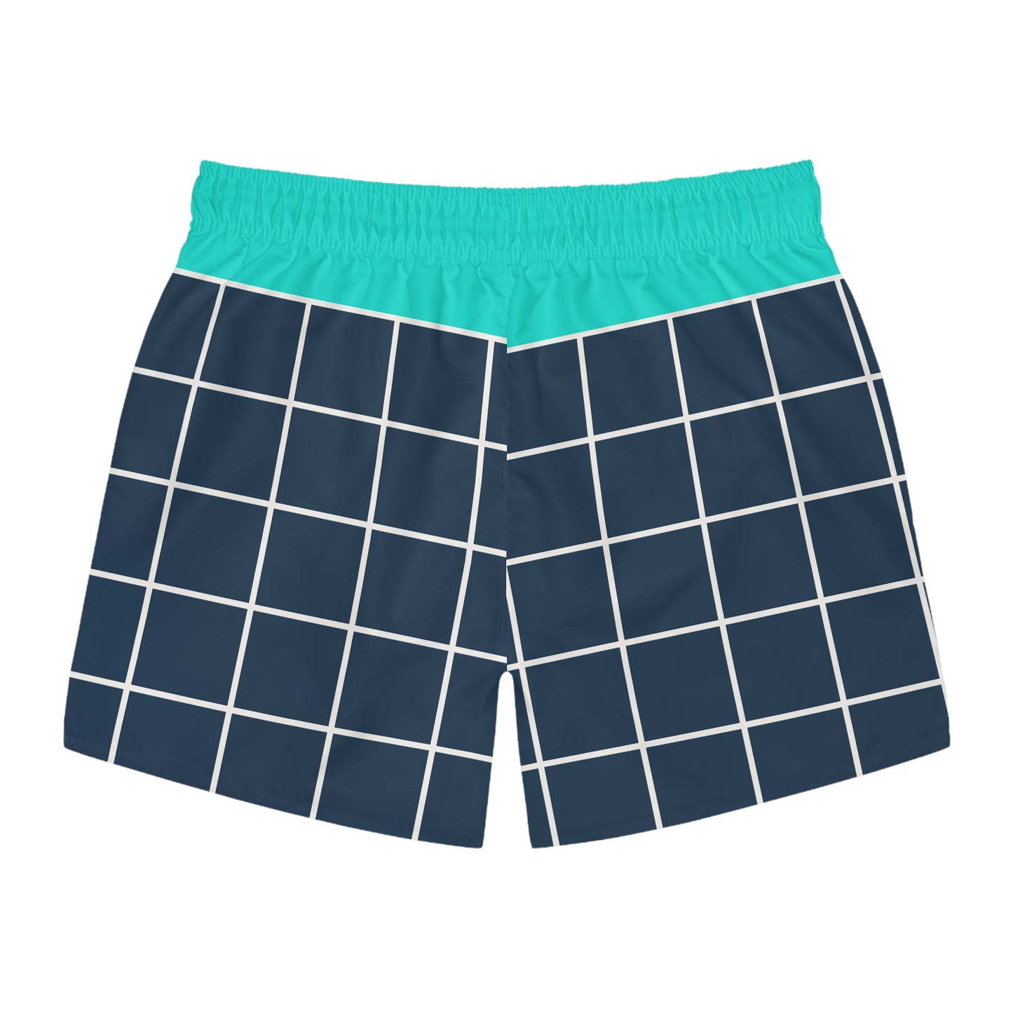 BKS Riviera Coast Grid Blue™ Swim Trunks