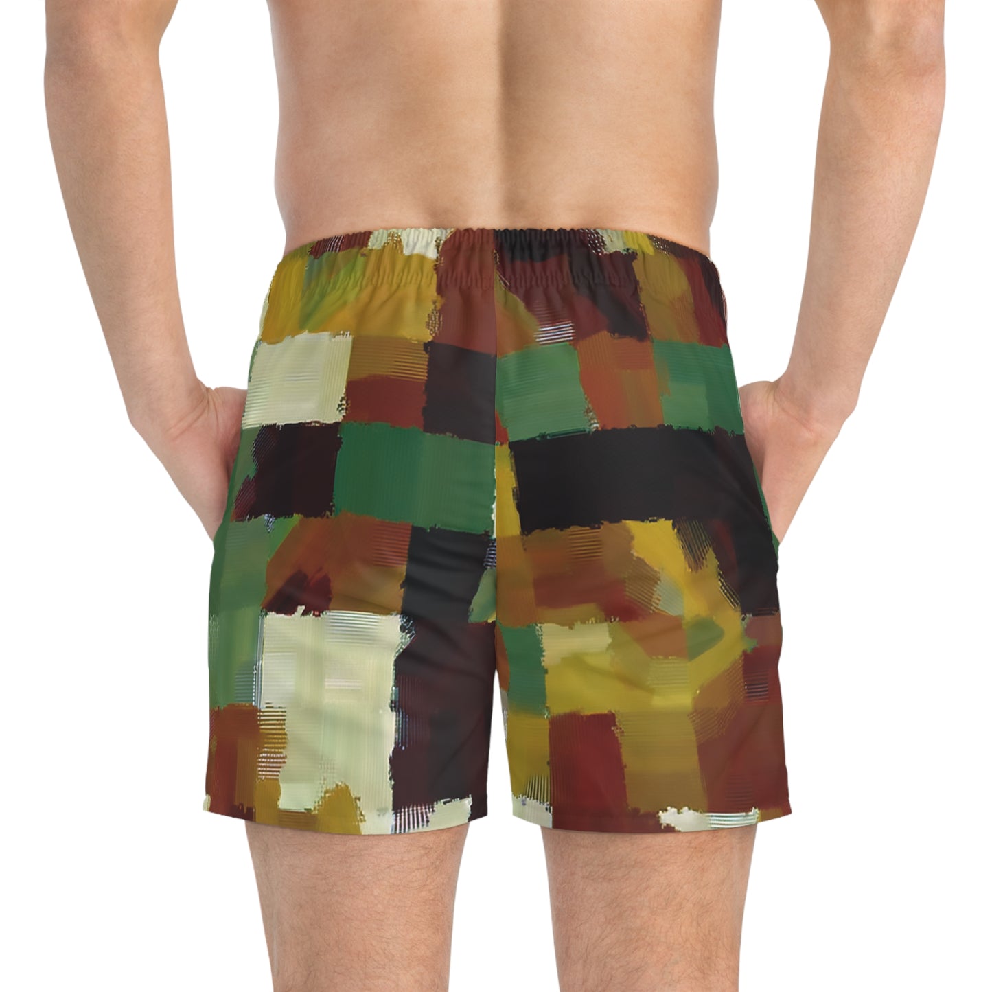 BKS Glyph Camo Green™ Swim Trunks