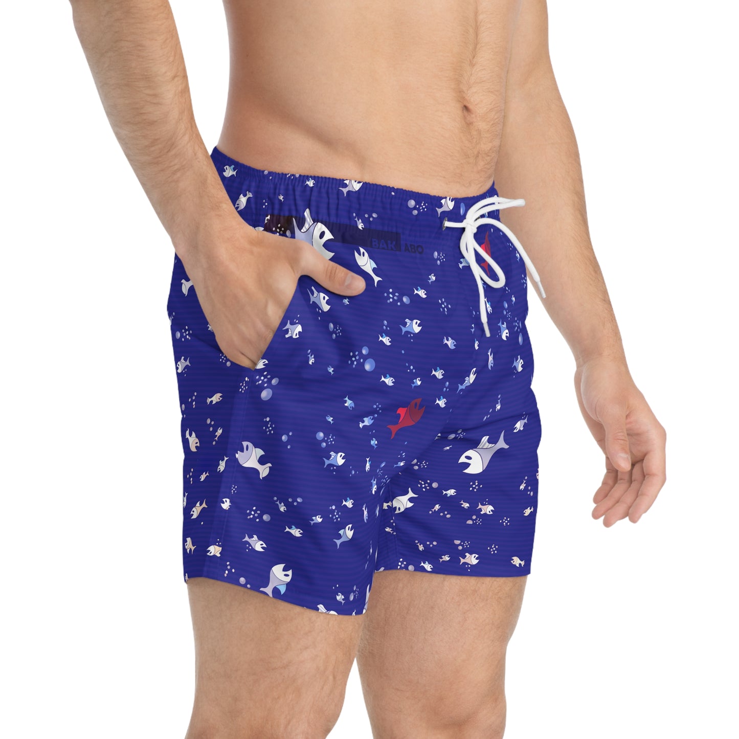 Acqua Blue (BKS)🐟Swim Trunks