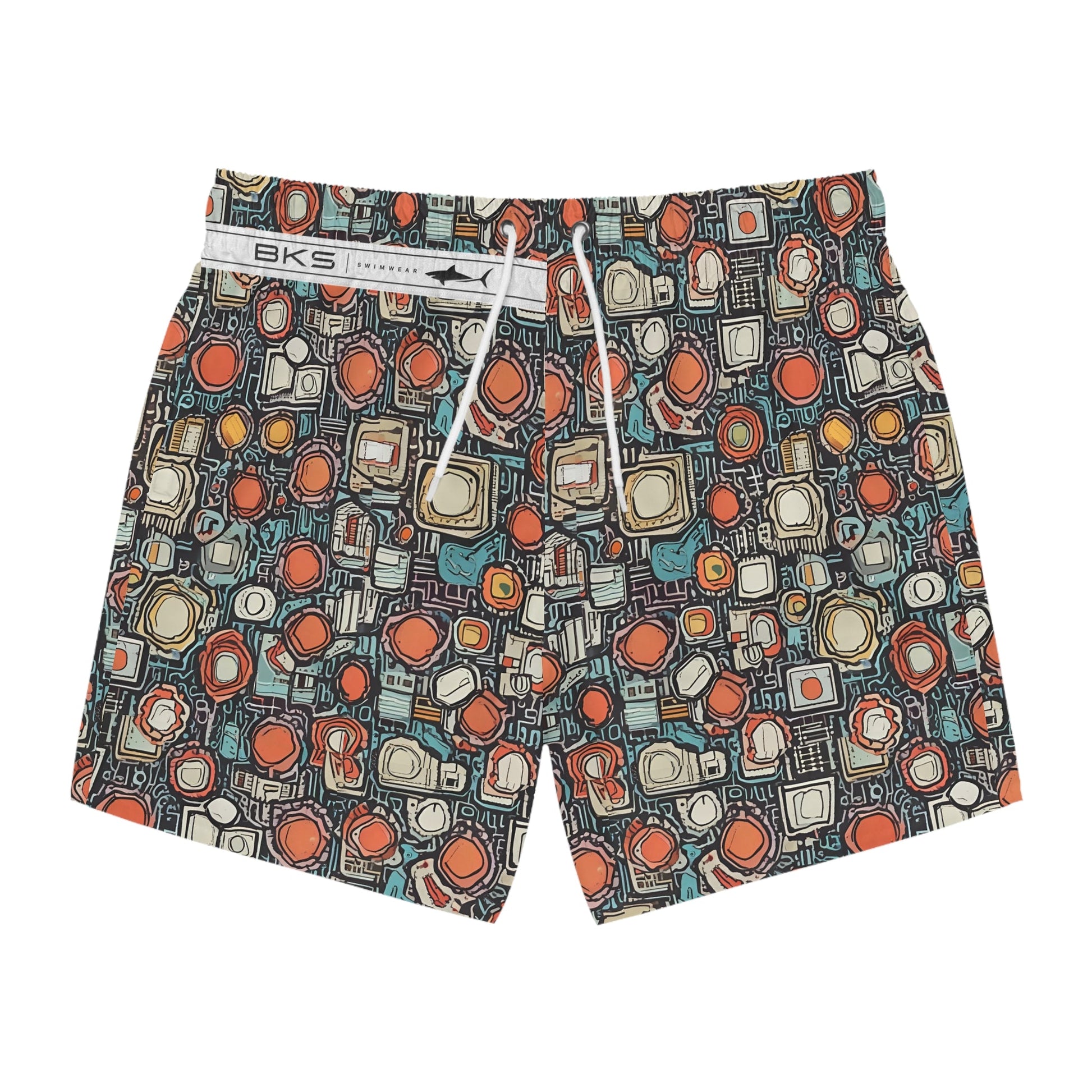 BKS Token Circuit™ Swim Trunks Printify bakabo.club