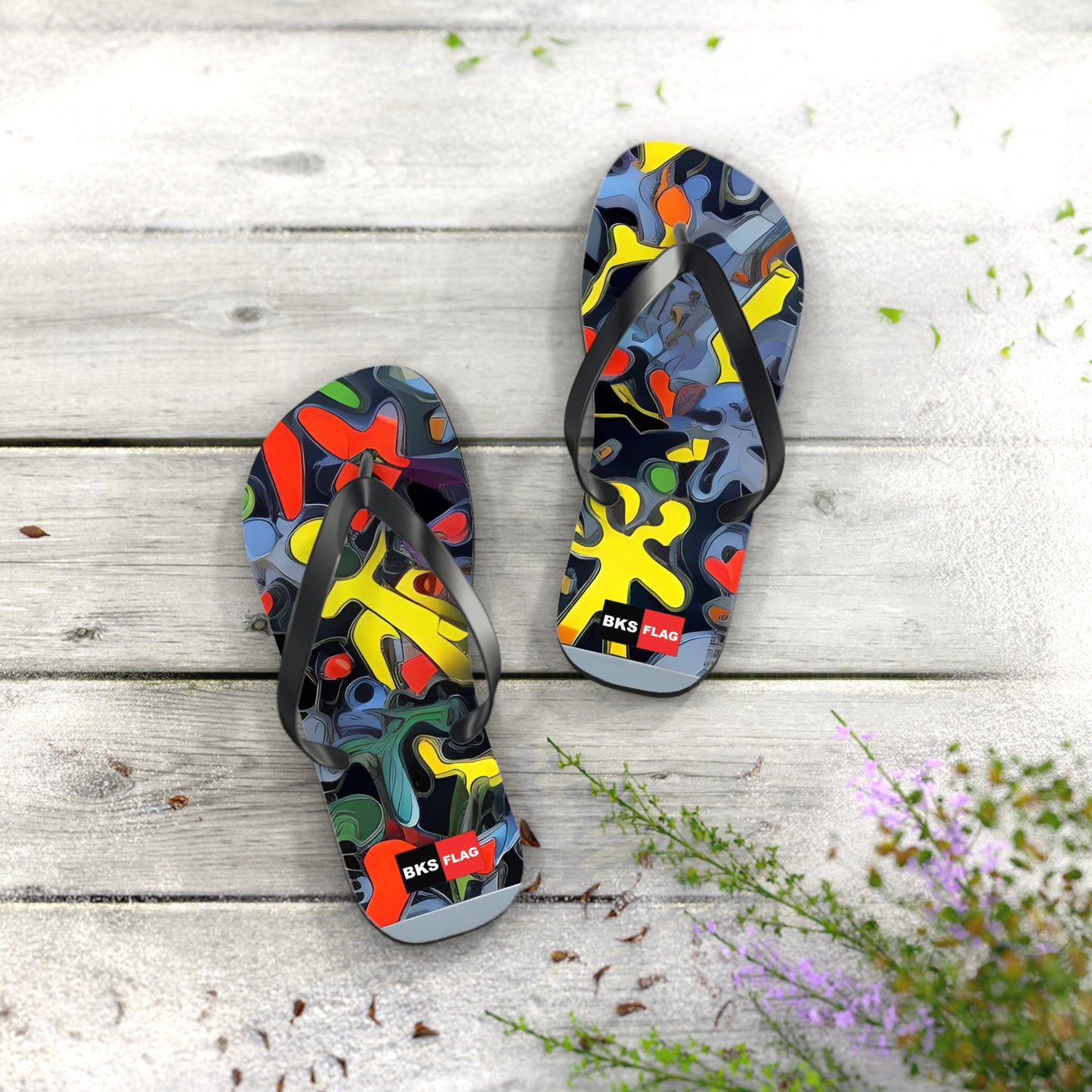 BKS Flag Haring™ Flip Flops