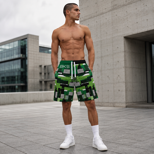 BKS Marker City Athletic Long Shorts - BKS Marker Athletic Shorts