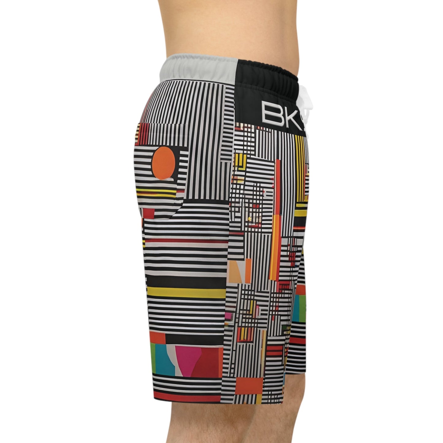 BKS Flag Drop™ Athletic Long Shorts Printify bakabo.club