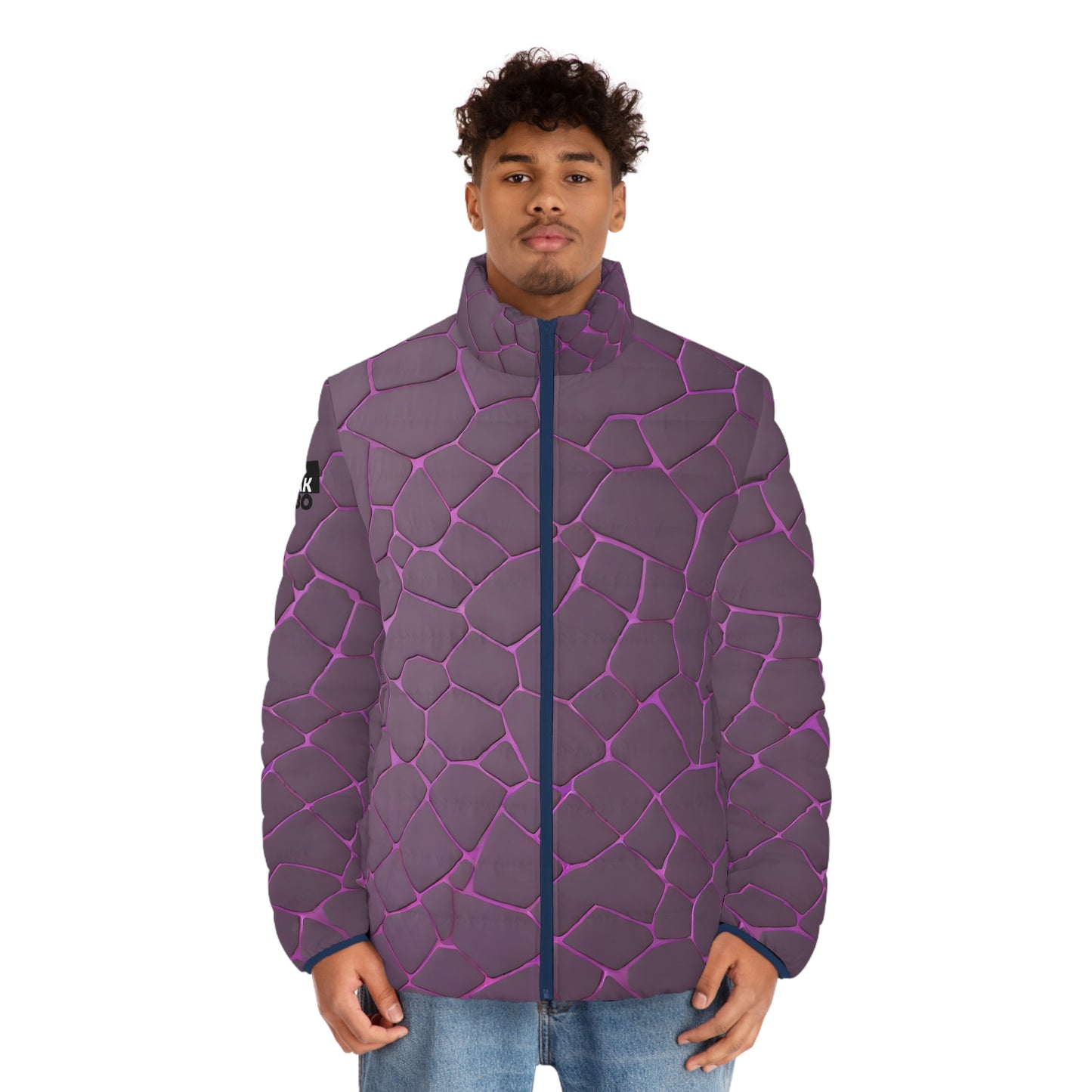 Magenta Craumilio Hues (BKS)🦎Puffer Jacket