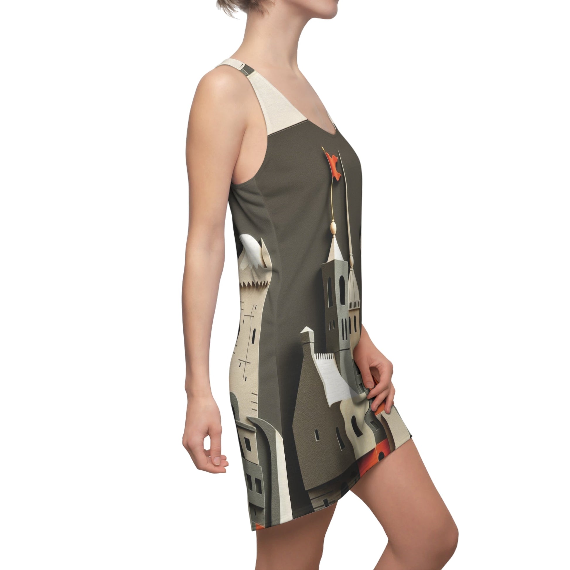 BKS Folklore Citadel™ Racerback Dress Printify bakabo.club