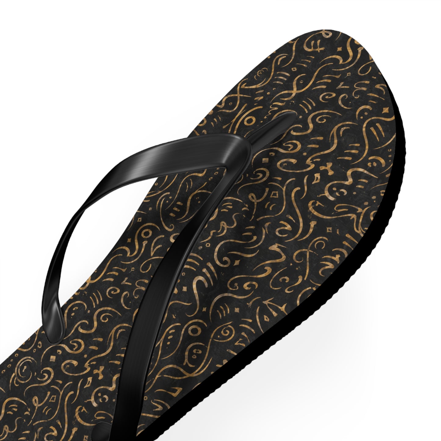BKS Glyph Mosaic Golden™ Flip Flops