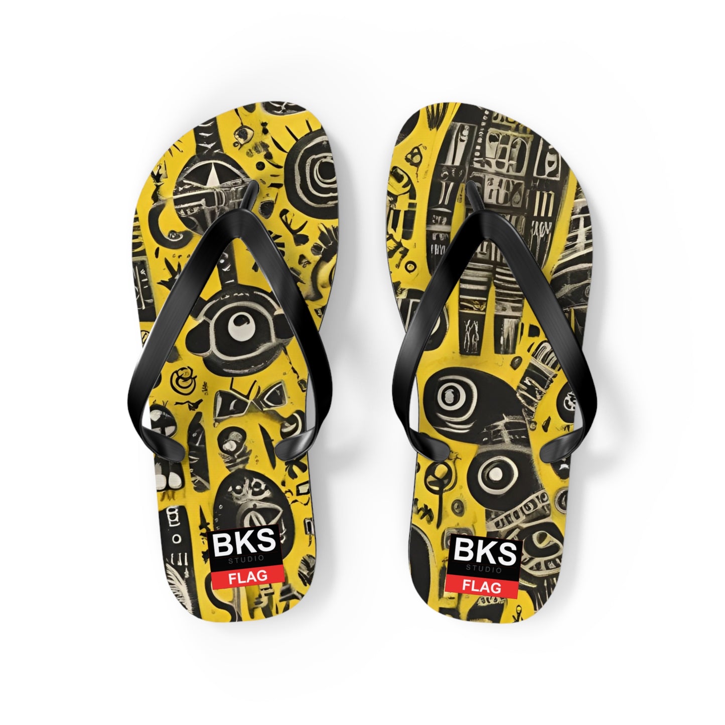 BKS Flag Basquiat™ Flip Flops