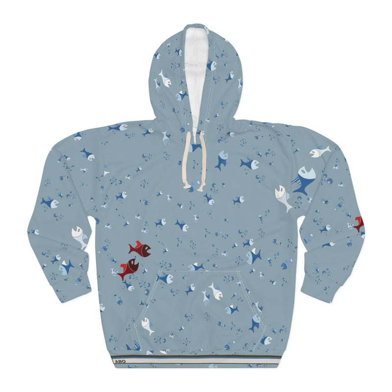 AquaFlow Apparel (BKS)🐟Maglione con cappuccio