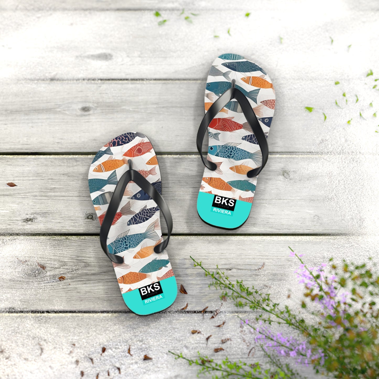 BKS Riviera Fish™ Flip Flops