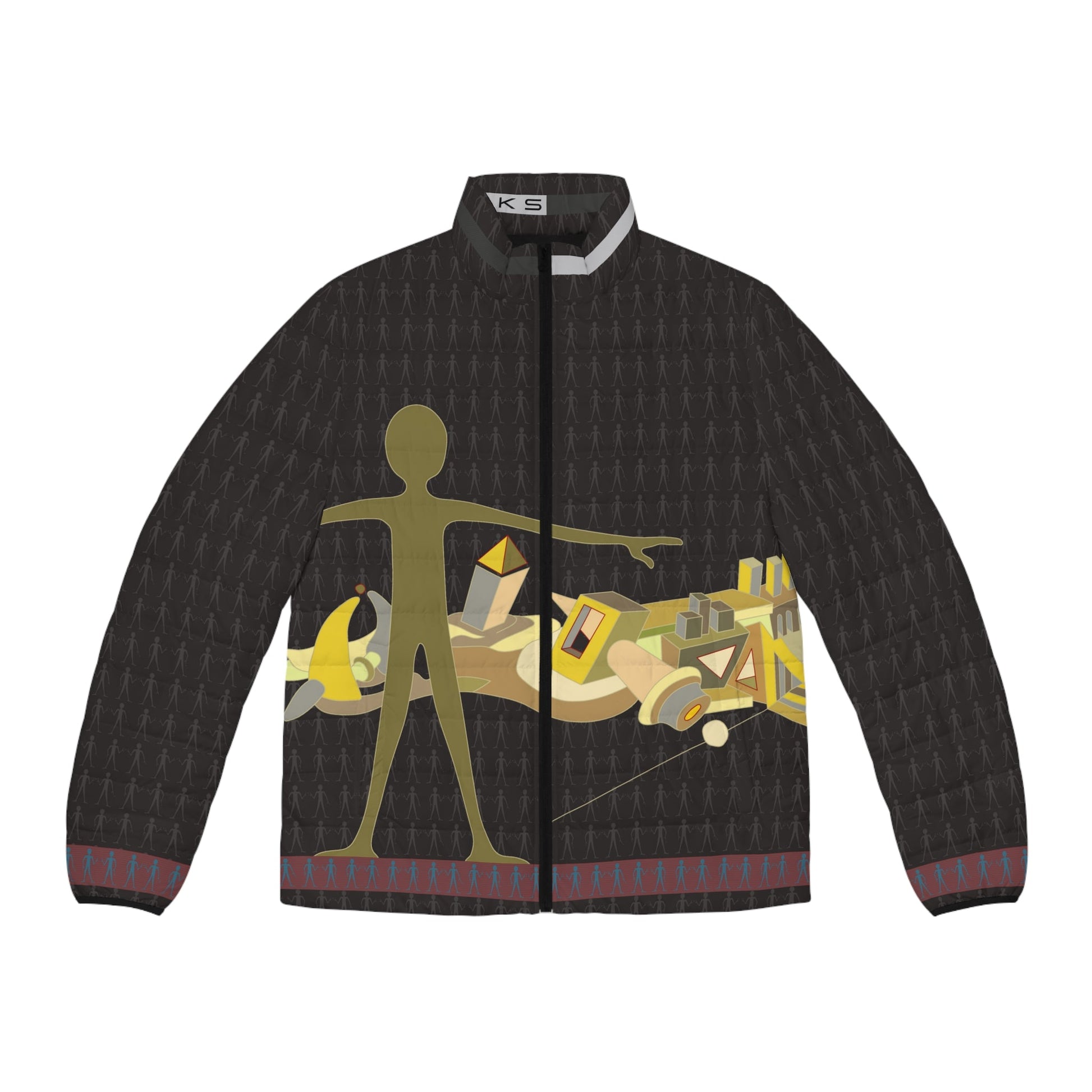 BKS Folklore Effigy™ Puffer Printify bakabo.club