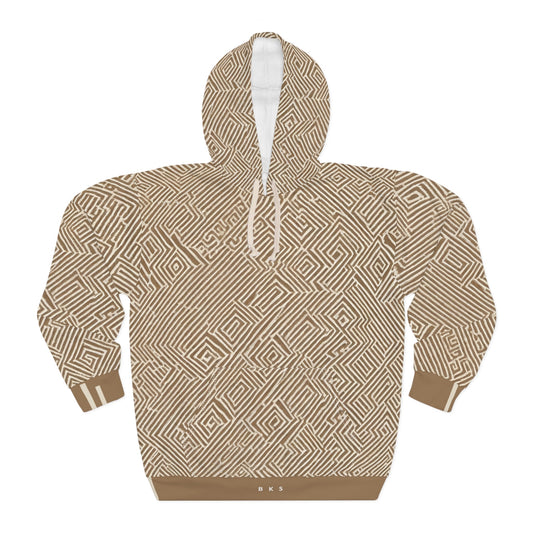 BKS Glyph Drift Pullover Hoodie Printify BKS Studio