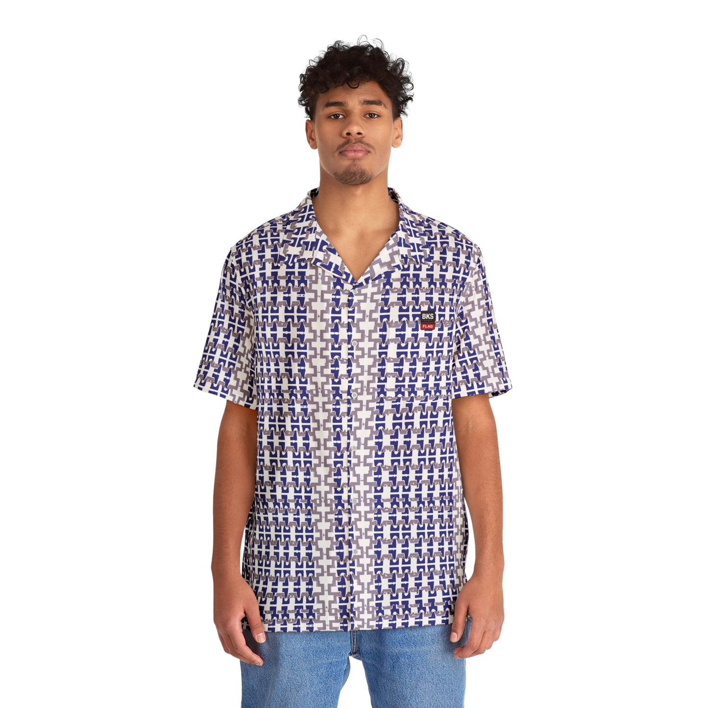 BKS Flag Hawaiian Blue™ Hawaiian Shirt