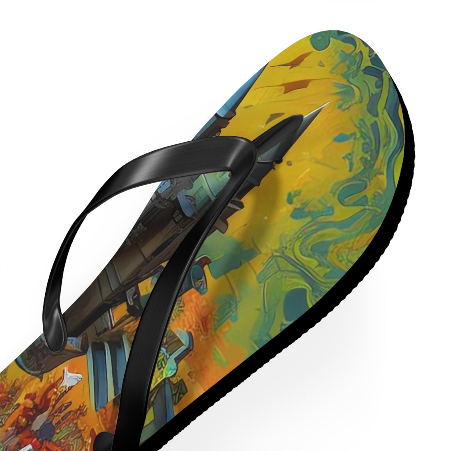 BKS Glyph Castle™ Flip Flops