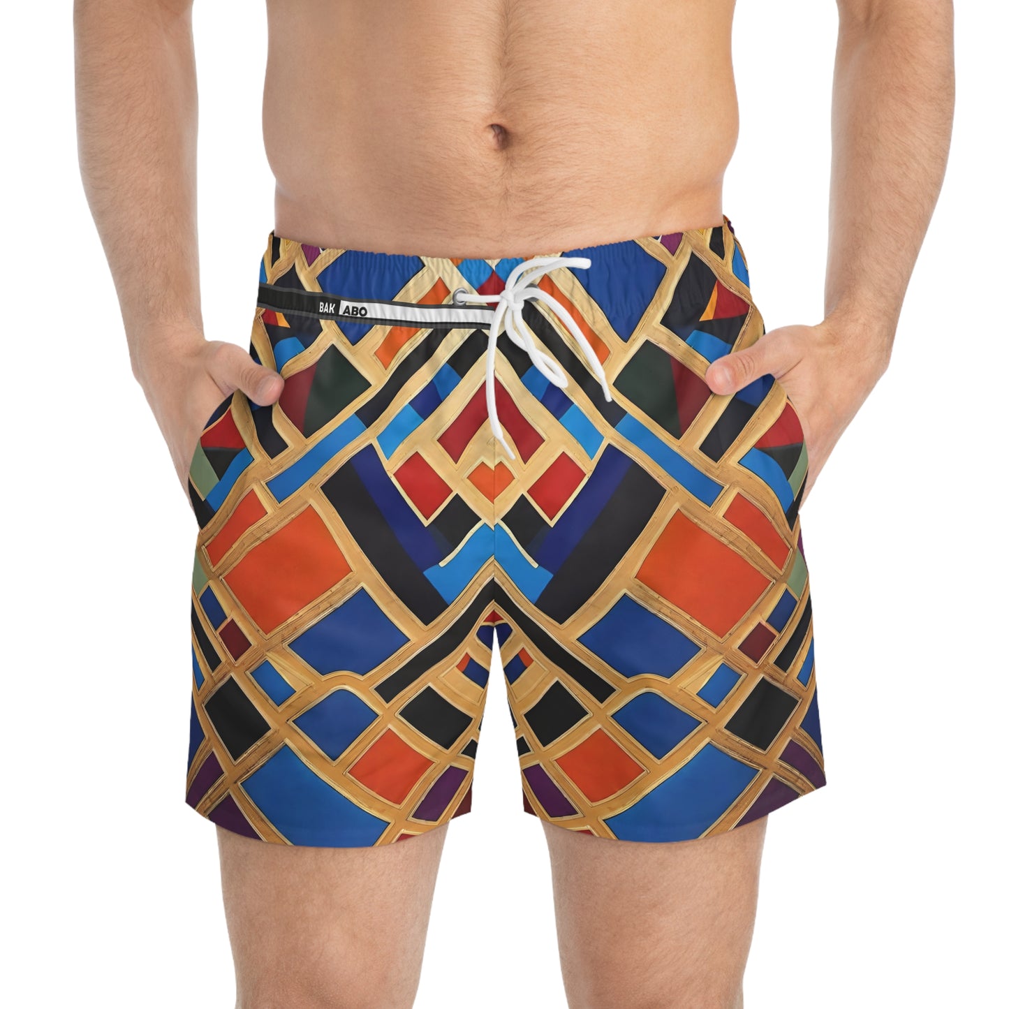 Swiss Mirage (BKS)🩳Swim Trunks