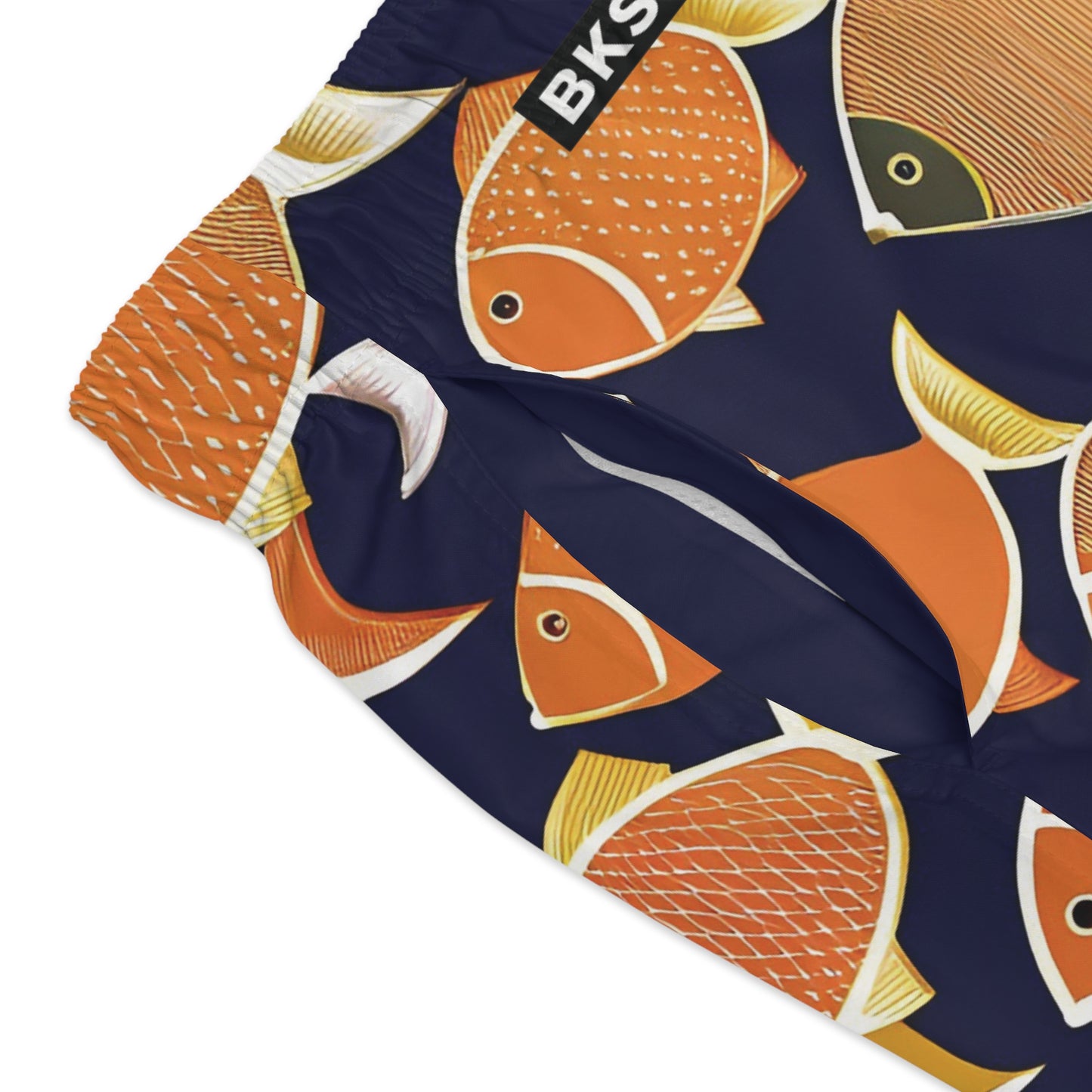 BKS Riviera Orange Fish™ Swim Trunks
