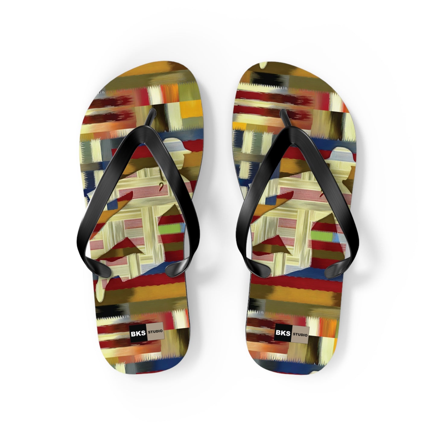 BKS Flag Colorblock Red™ Flip Flops