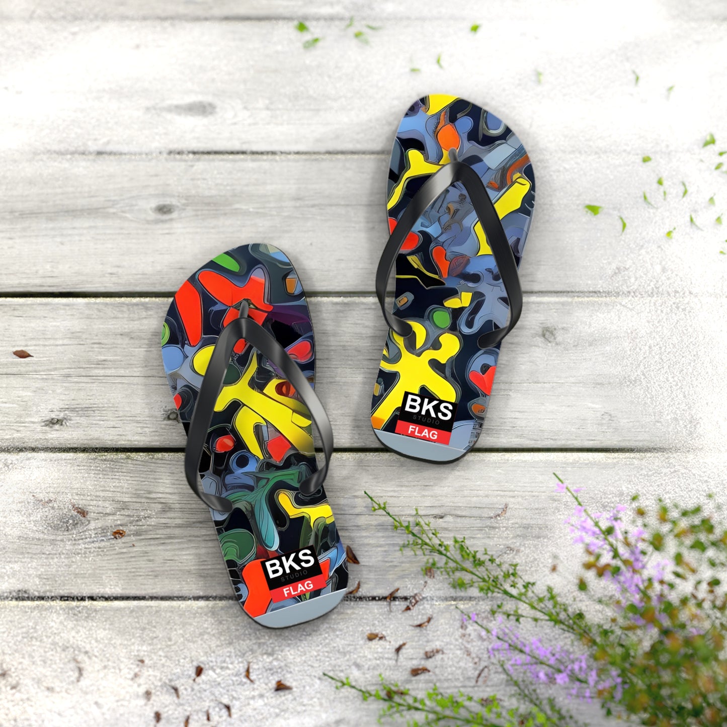 BKS Flag Haring™ Flip Flops